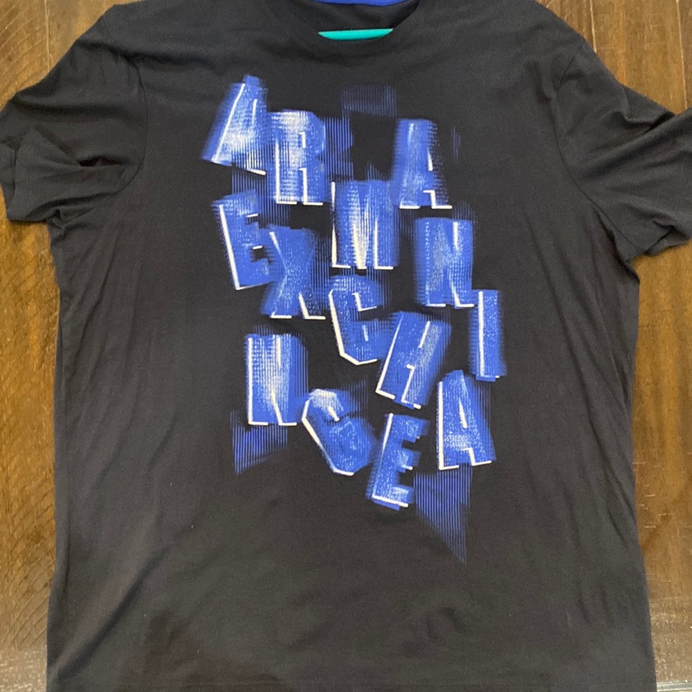 Black and blue Armani T-Shirt